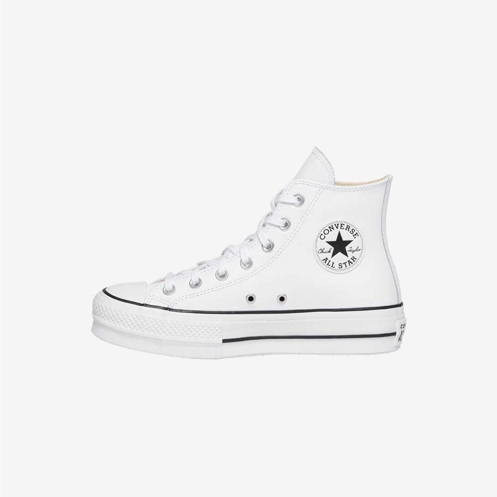 Converse All Star Platform Hi LeatherWomen's platform leather sneaker